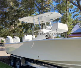Heavy-Duty FRP Sunshade Canopy for Tractor, Fishing Boat, Golf Cart and Utility Vehicles