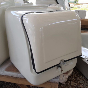 Large Capacity FRP GRP Food Delivery Box for Motorcycle and Scooter