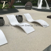 Modern Design Outdoor Fiberglass Swimming Pool Lounger Leaf Shape