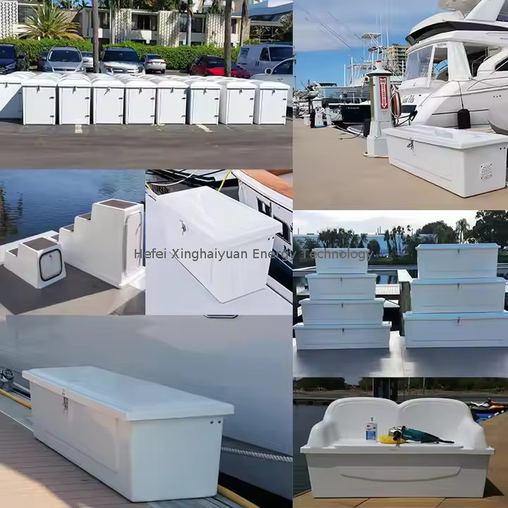 Frp Fiberglass Marina Storage Box Standard Fiberglass Boat Dock Box ...