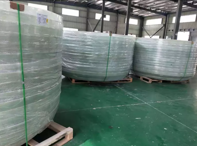 Fiberglass wind power rain cover parts 