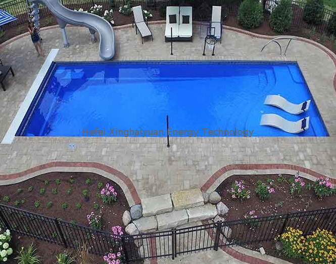 Customized High Quality Fiberglass Swimming Pool Shell Outside Garden