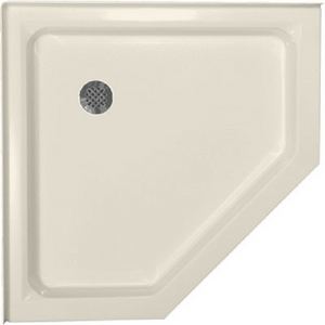 High Quality Fiberglass Shower Tray Flat Floor Shower Base for Bathroom