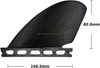 Fiberglass Performance Surfboard Fins Ride as Twin, Thruster or Quad