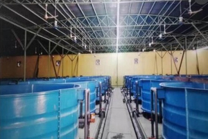 fiberglass water treatment tank