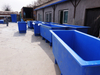 Fiberglass aquaculture pond fish breeding tank