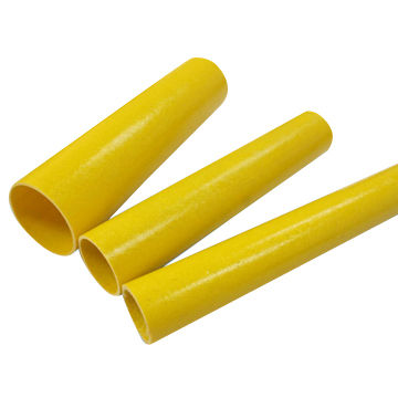 Customized FRP Profiles Fiberglass Pultrusion Tube Channel Pipe For Construction