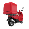 Large Volume Optional Color Motorcycle Pizza Delivery Box