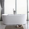 Soaking Fiberglass Oval Bath Tubs Freestanding Bathtub For Bathroom