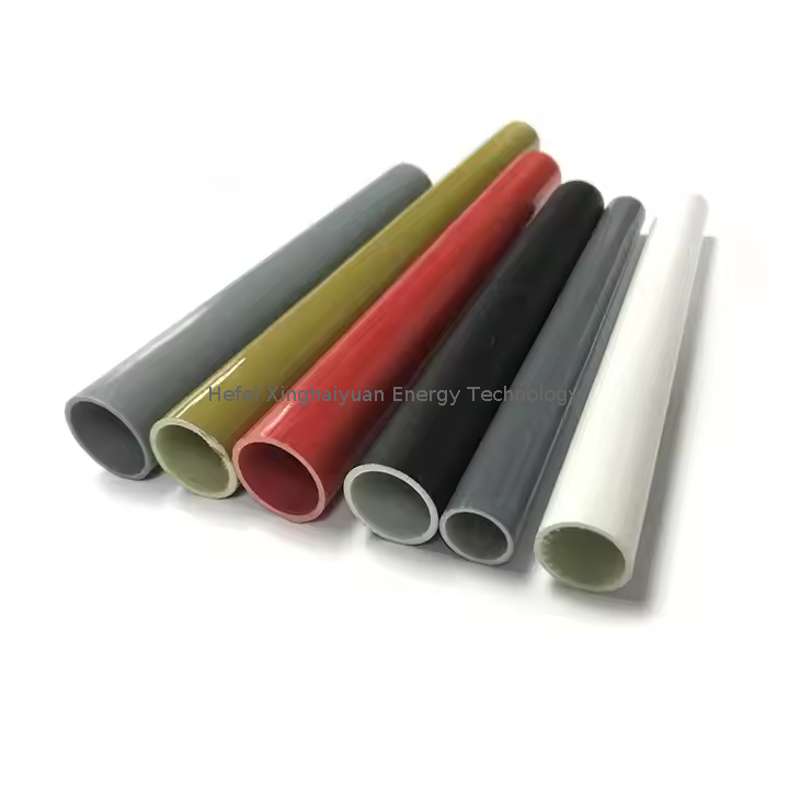 Pultrusion Flexible Fiberglass Rod FRP Round Tube GRP Hollow Tubes Fiberglass Composite Pipe